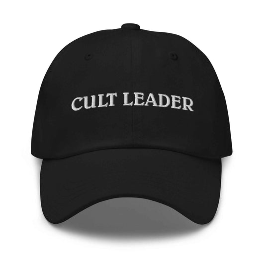 Embroidered Cult Leader Dad Hat - Buckle Back Baseball Cap at Rebel Girl Rampage