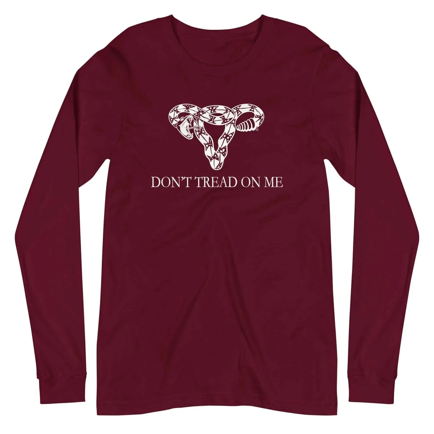 Don’t Tread On Me Pro Choice Uterus Long Sleeve t-shirt women empowerment abortion rights my body rattlesnake Pro-choice, Rebel Girl Rampage
