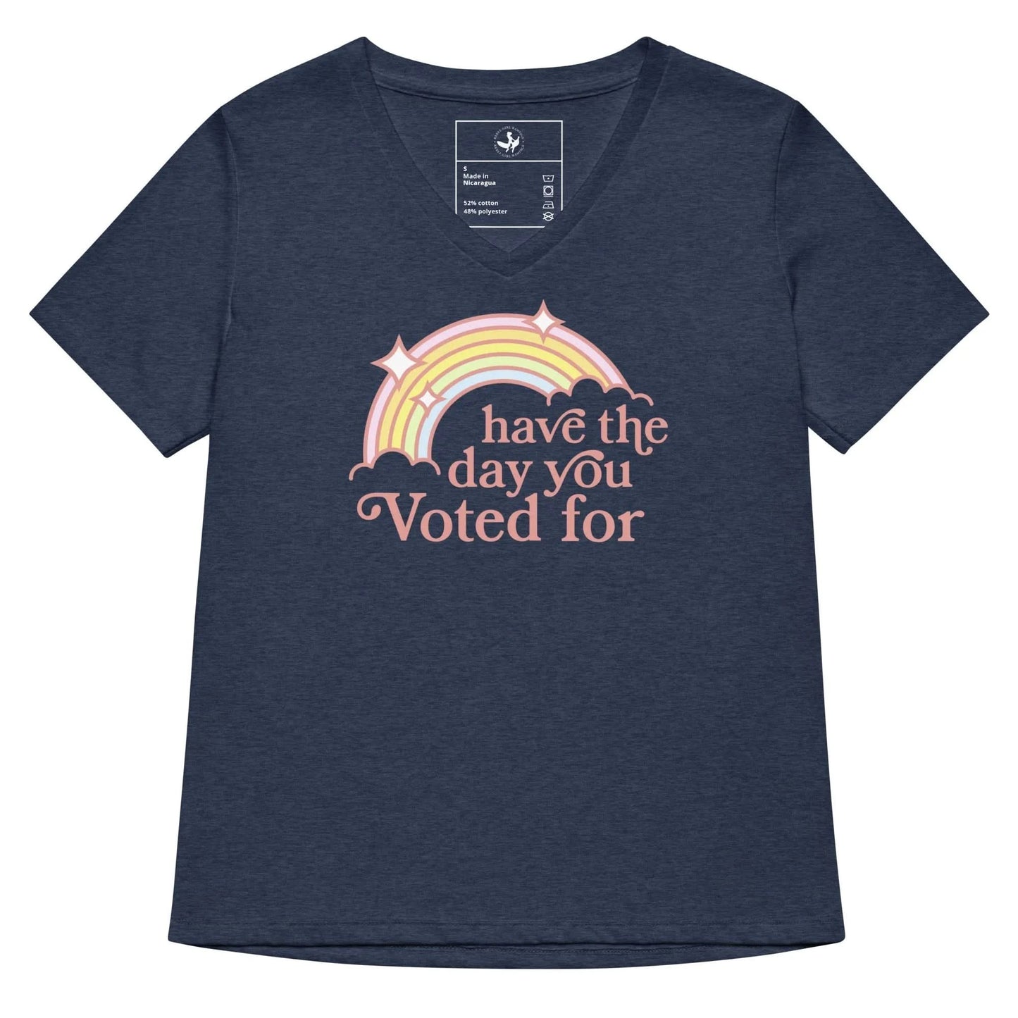 Have The Day You Voted For Women’s V-Neck T-Shirt, Anne Lesniak, Rebel Girl Rampage