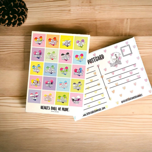 Hearts Full Of Pride Postcard