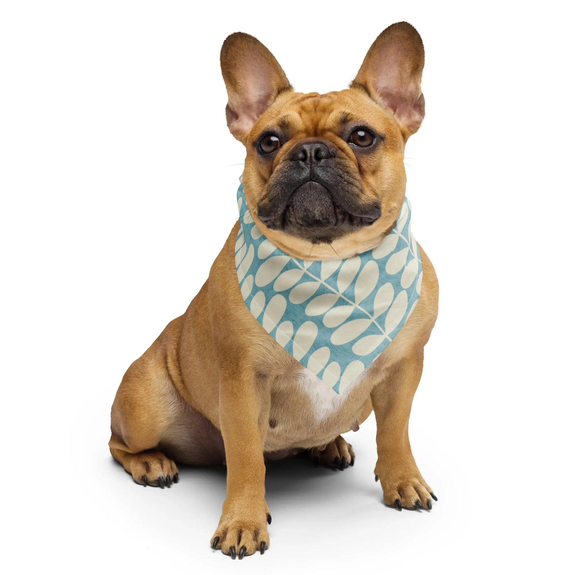 Mid Century Plant Eco Bandana, Bandana, Whimsy, Pets, Rebel Girl Rampage, Lucky Stubbs, Bandanas, Rebel Girl Rampage