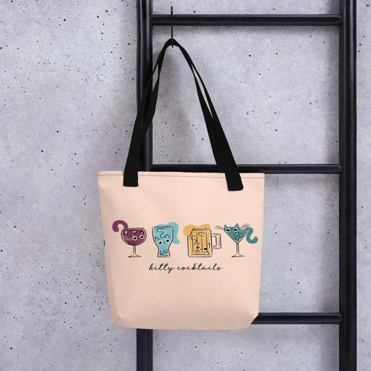 Kitty Cocktails Tote Bag