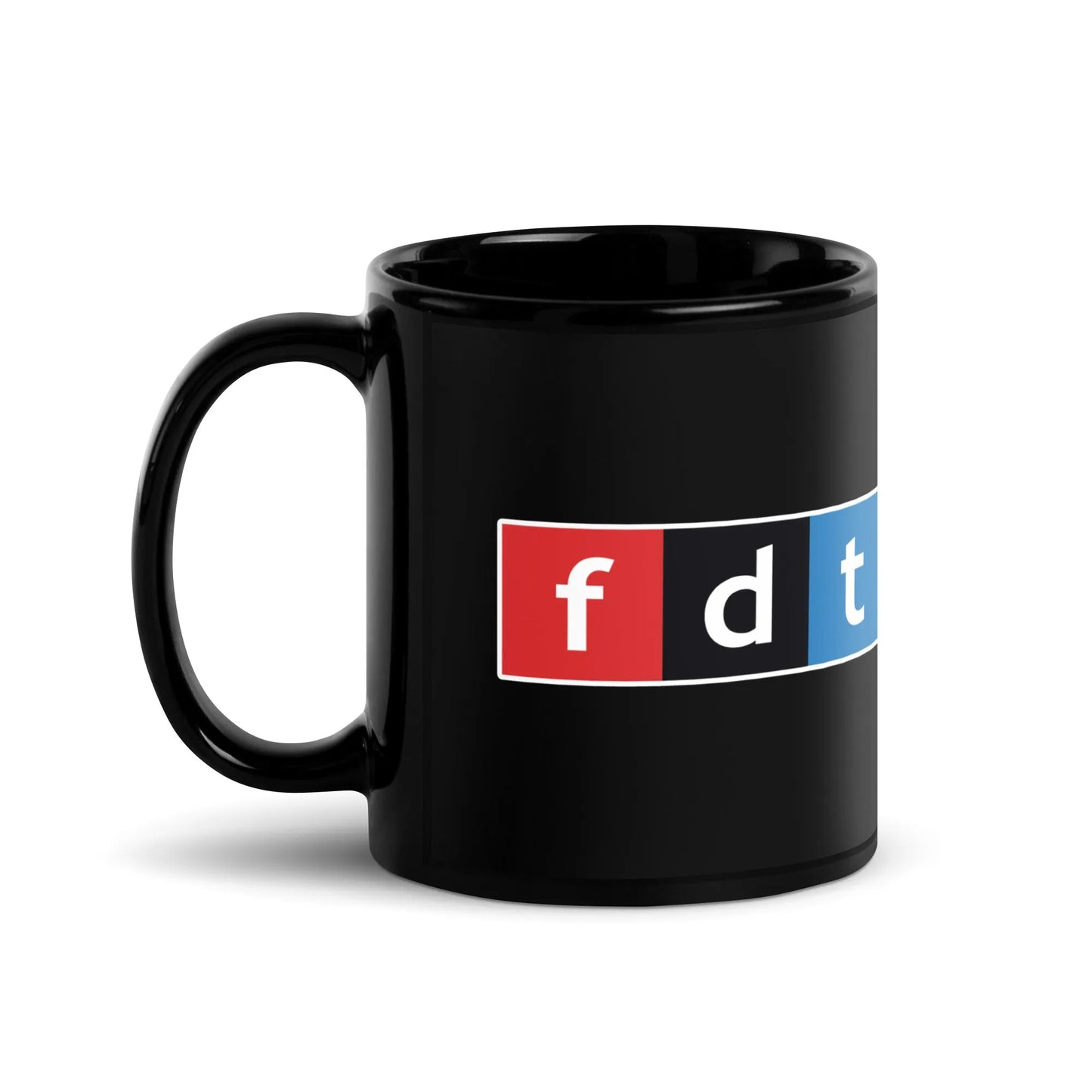 FDT Black Ceramic Coffee Mug, Anne Lesniak , Public Radio, Rebel Girl Rampage