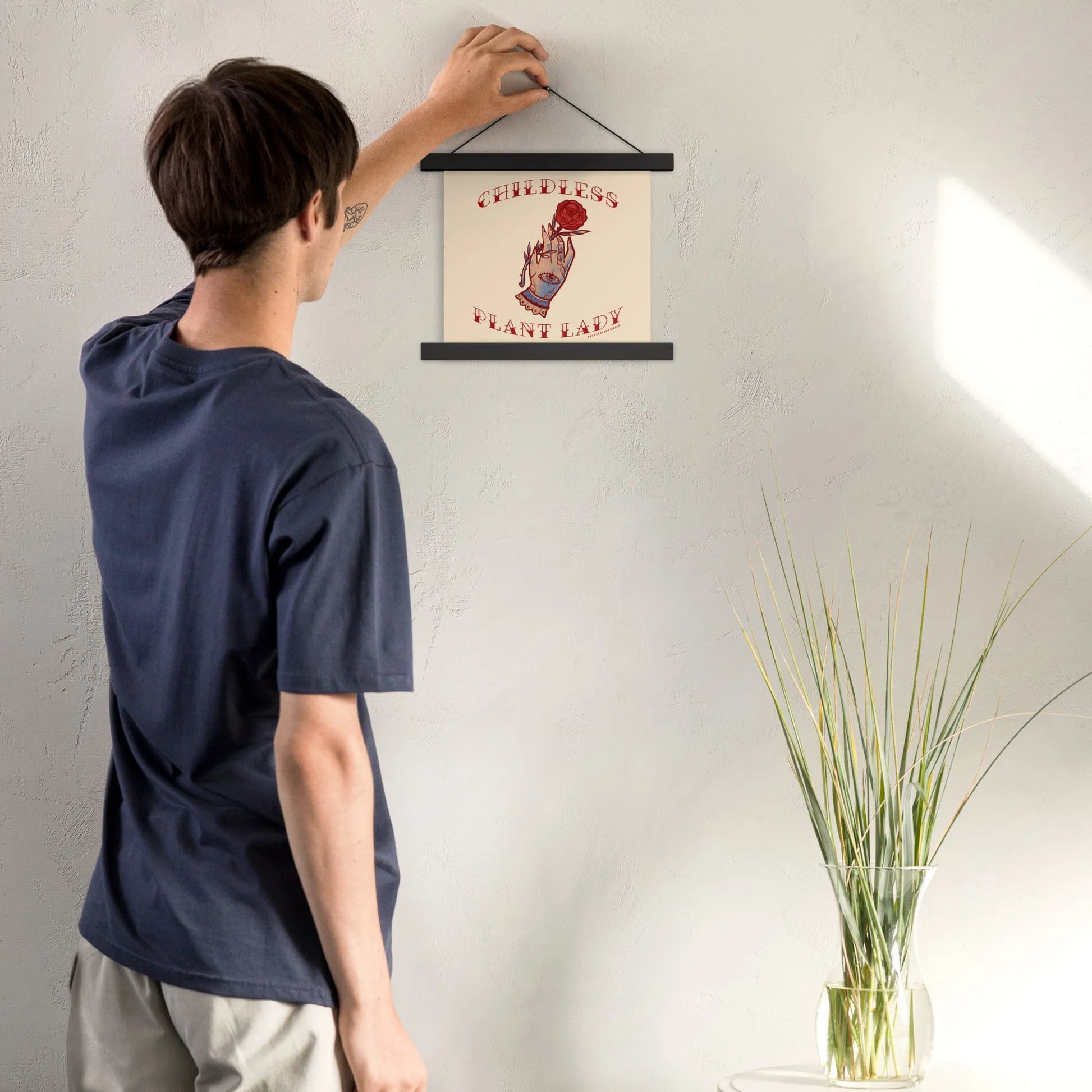 Childless Plant Lady Poster with Hangers, Rebel Girl Rampage