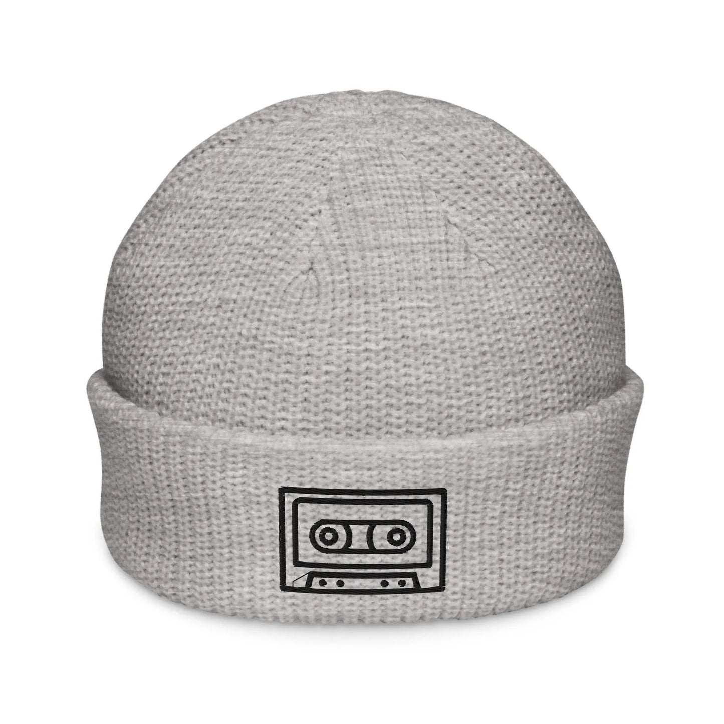 Cassette Tape Embroidered Beanie Gen X Winter Hat Retro Style Rebel Girl Rampage