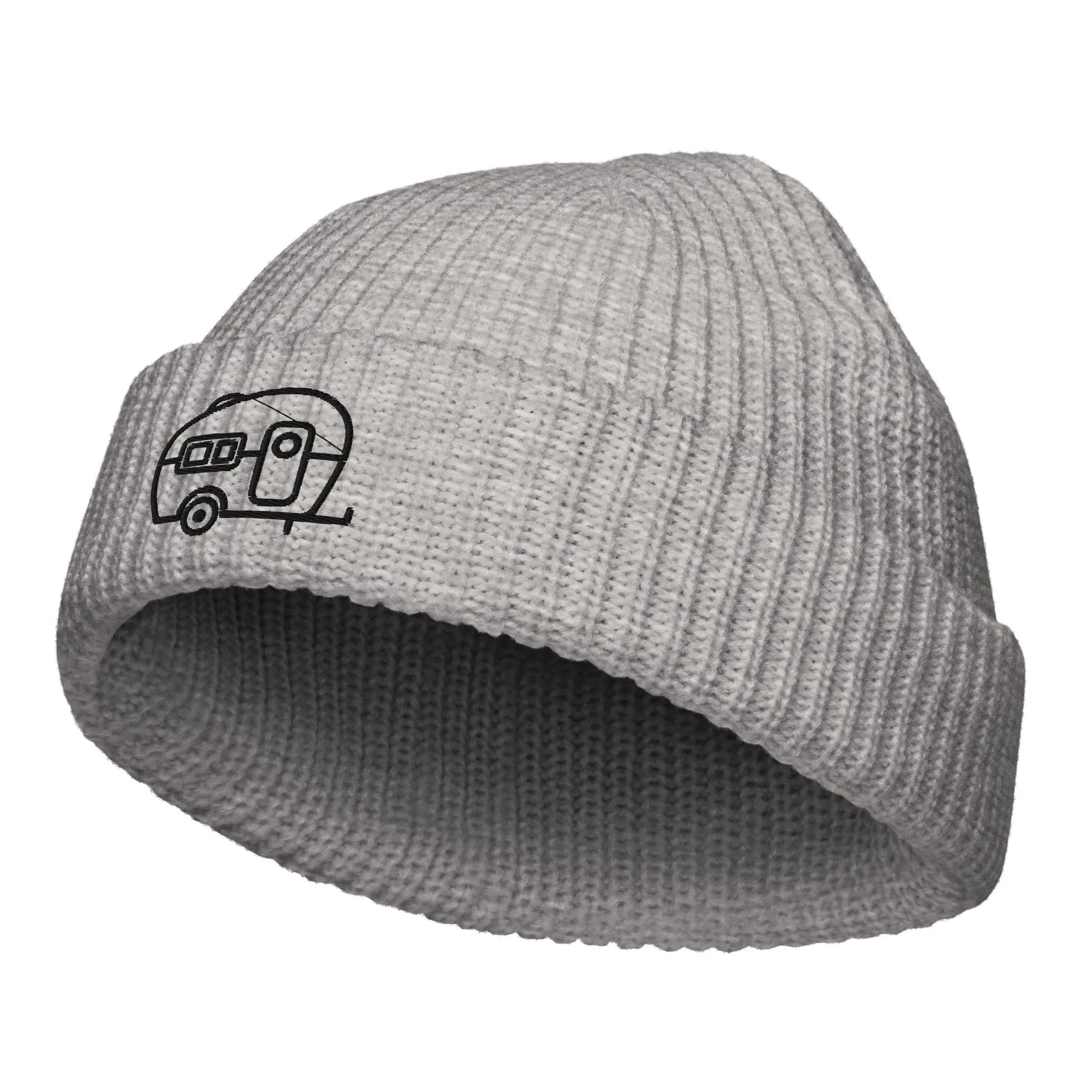 Vintage Retro Camper Van Life Embroidered Fisherman Beanie Winter Hat Rebel Girl Rampage
