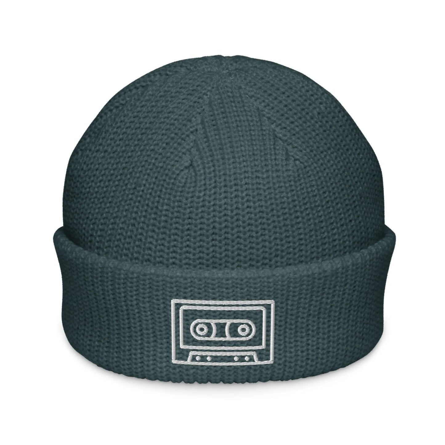 Cassette Tape Embroidered Beanie Gen X Winter Hat Retro Style Rebel Girl Rampage