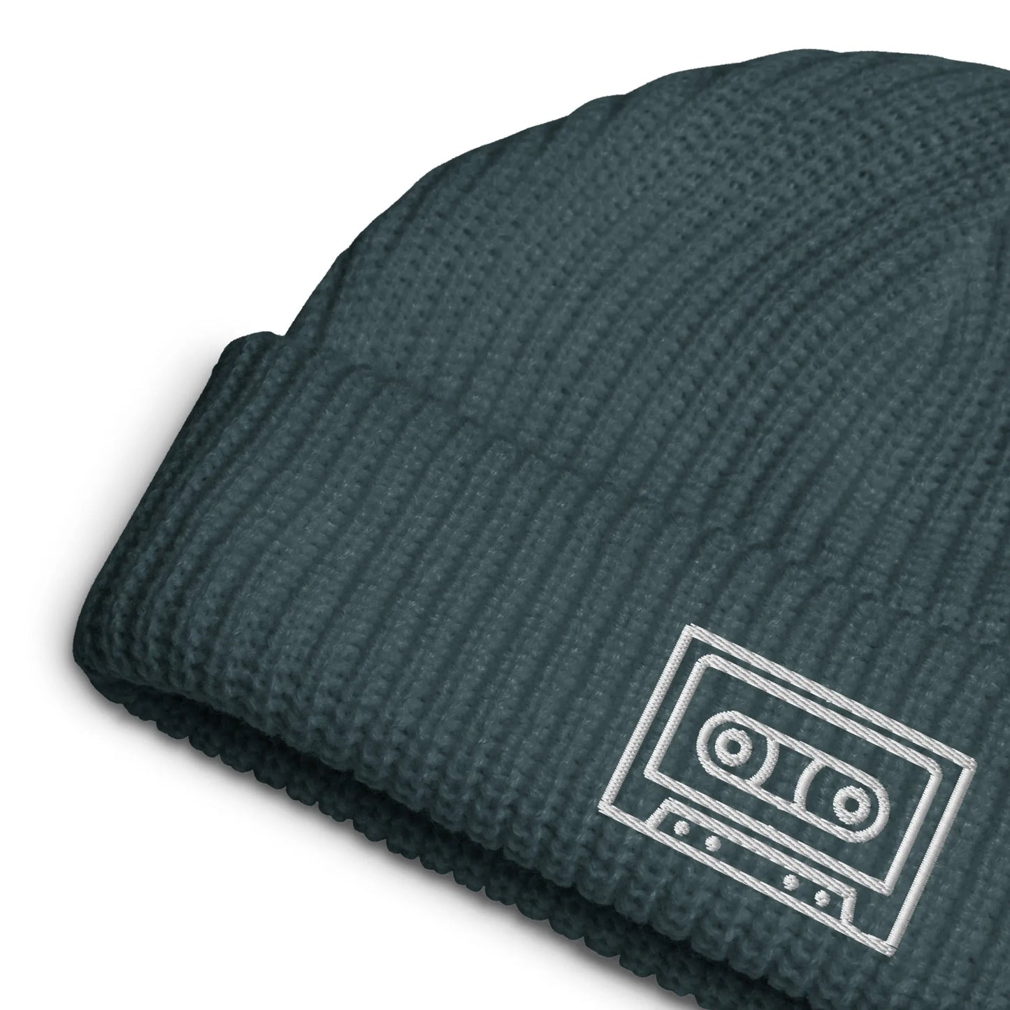 Cassette Tape Embroidered Beanie Gen X Winter Hat Retro Style Rebel Girl Rampage