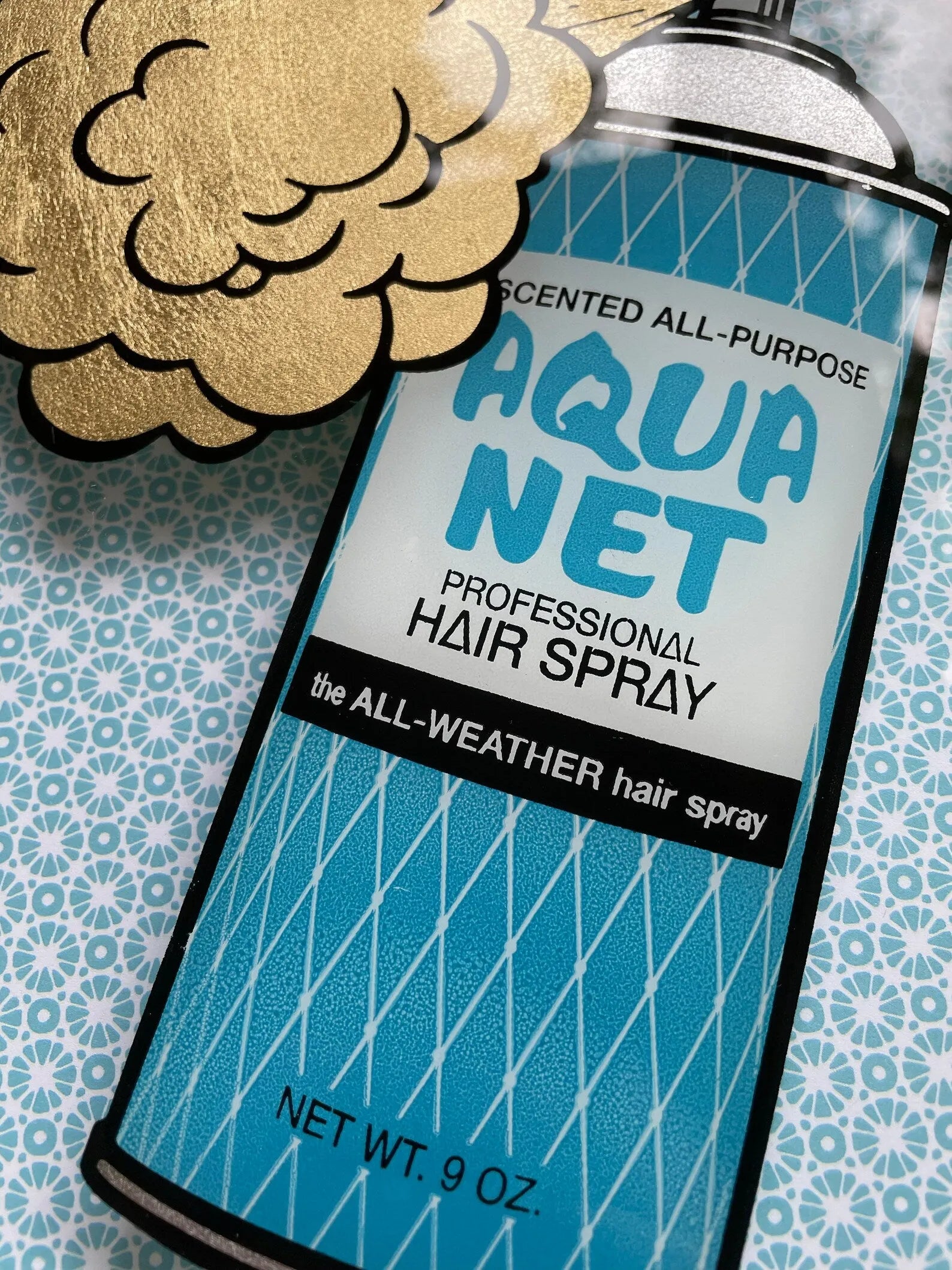 Hair Spray #1 Pop Art Shadow Box, Rebel Girl Rampage, Posters, Prints, & Visual Artwork, Nerdmonger