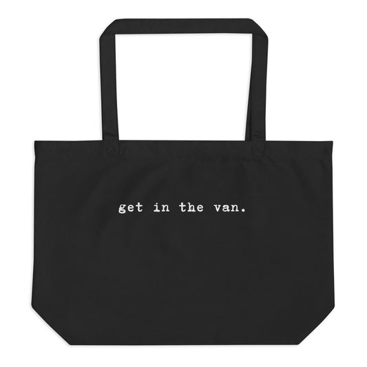 Get in the van heavy cotton canvas reusable shopping toe bag. Van life, Market bag, Adventure, Rebel Girl Rampage