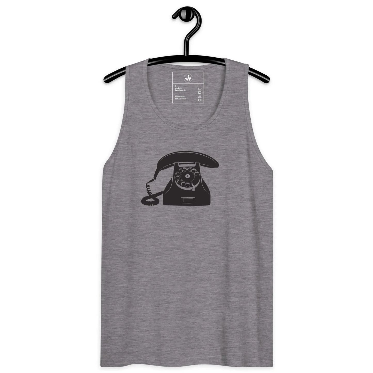 Banana Phone Men’s Tank Top, retro style, vintage style, funny, cool, indie, Rebel Girl Rampage