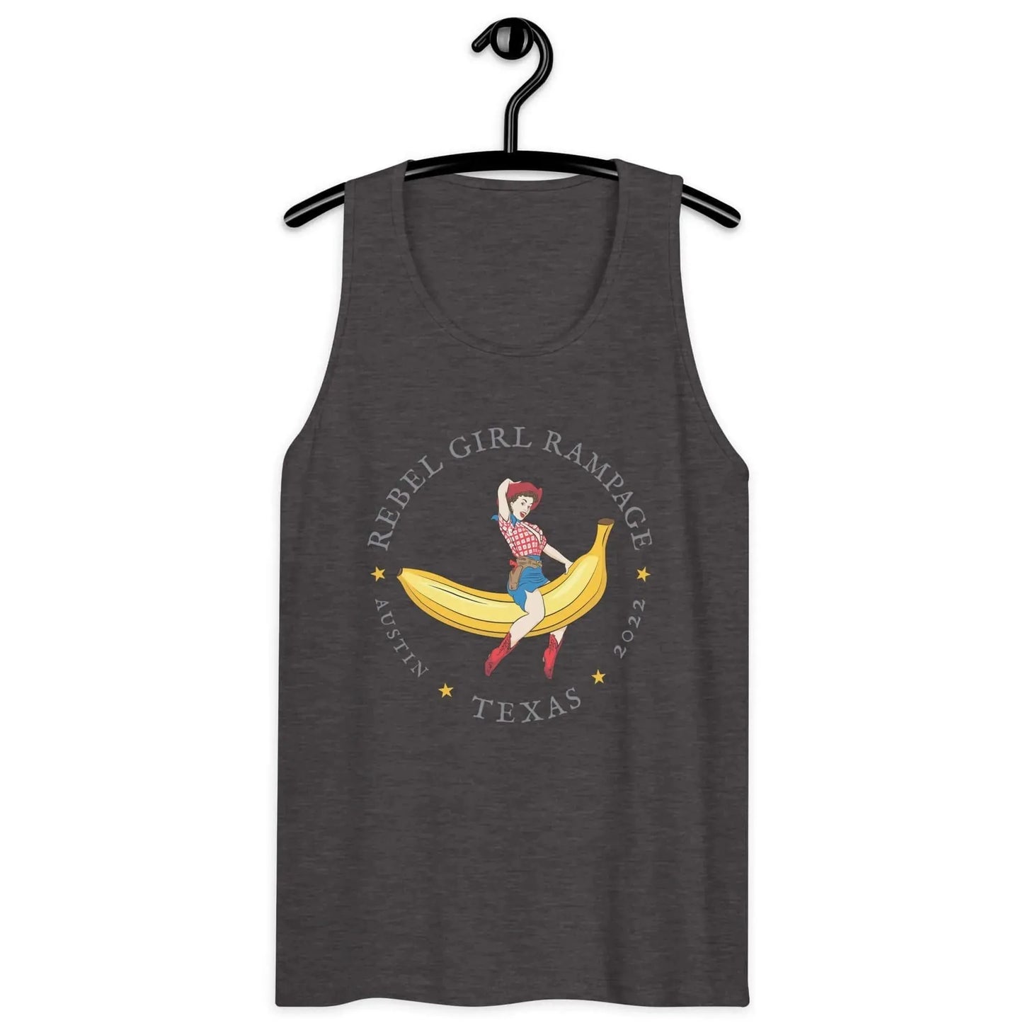 Banana Pinup Cowgirl Men’s Tank