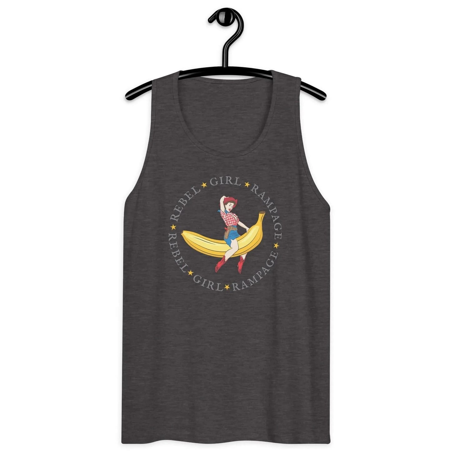 Banana Pinup Cowgirl Logo, Rebel Girl Rampage