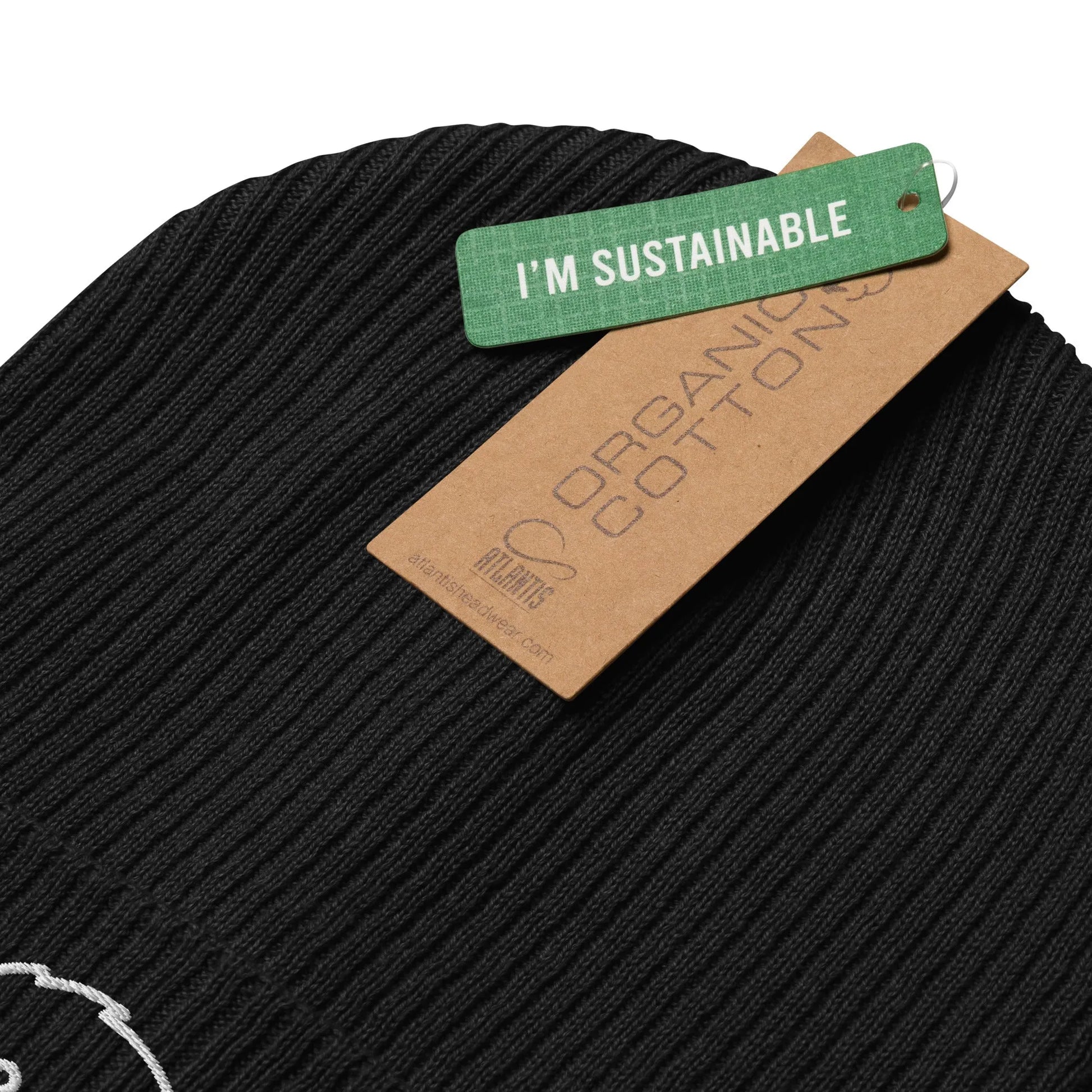 Hedgehog embroidered organic beanie, winter hat, cute and cozy, Rebel Girl Rampage