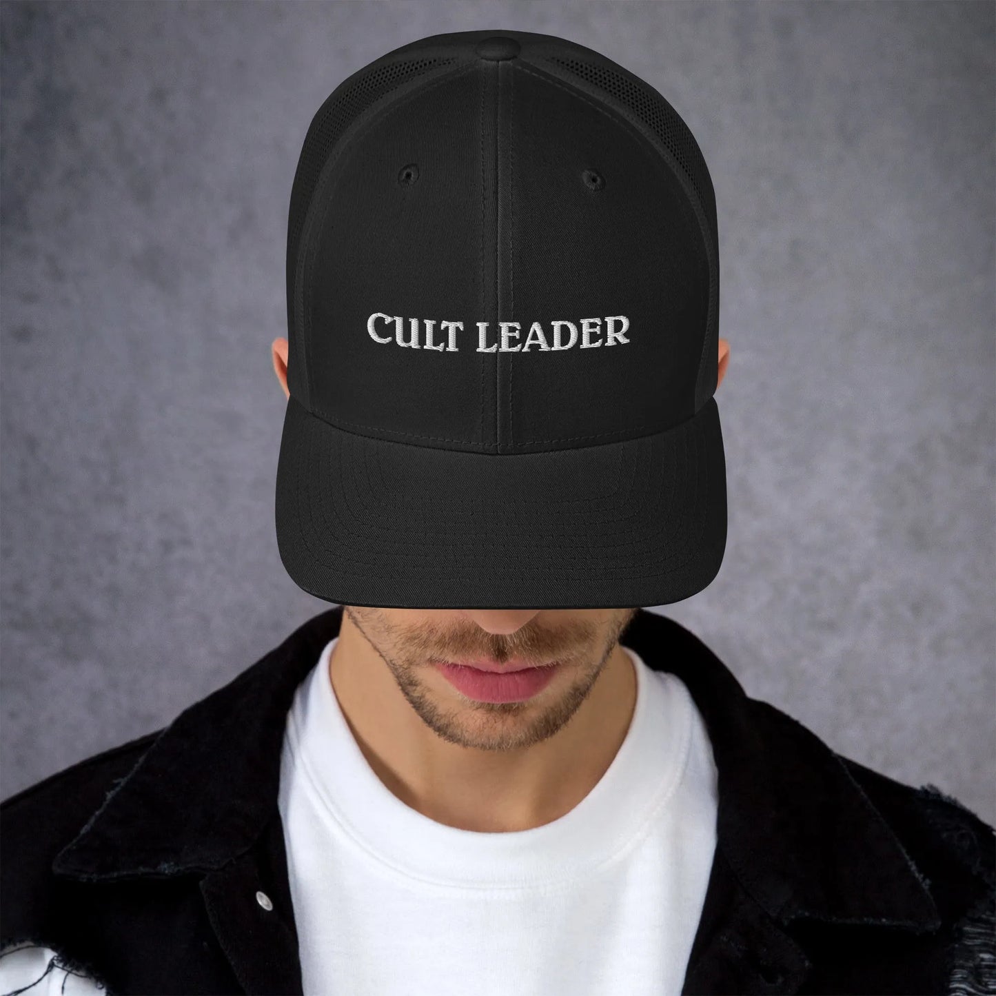 Cult Leader Trucker Cap, Hats, Whimsy, Rebel Girl Rampage, Hats, Rebel Girl Rampage