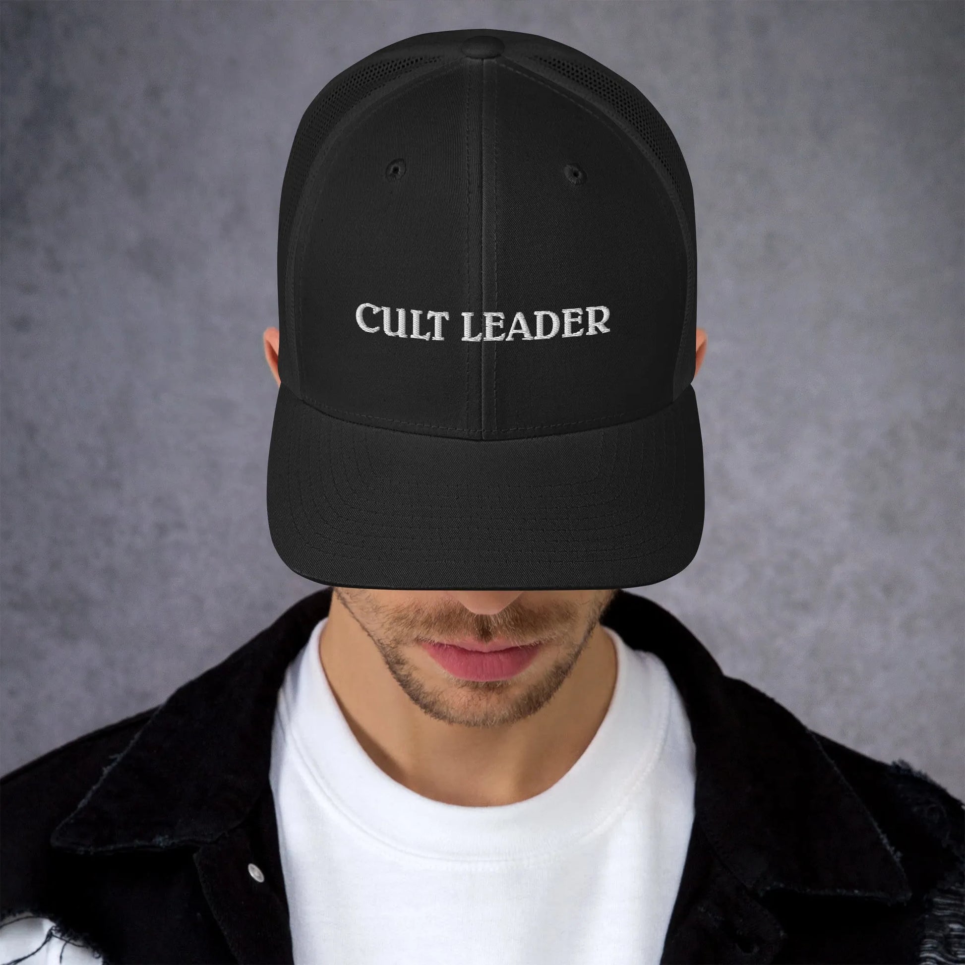 Cult Leader Trucker Cap, Hats, Whimsy, Rebel Girl Rampage, Hats, Rebel Girl Rampage