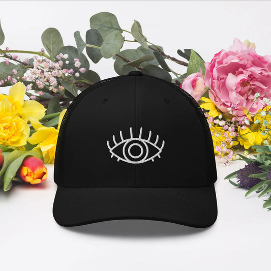 Third Eye Trucker Cap, Hats, Whimsy, Rebel Girl Rampage, Hats, Rebel Girl Rampage