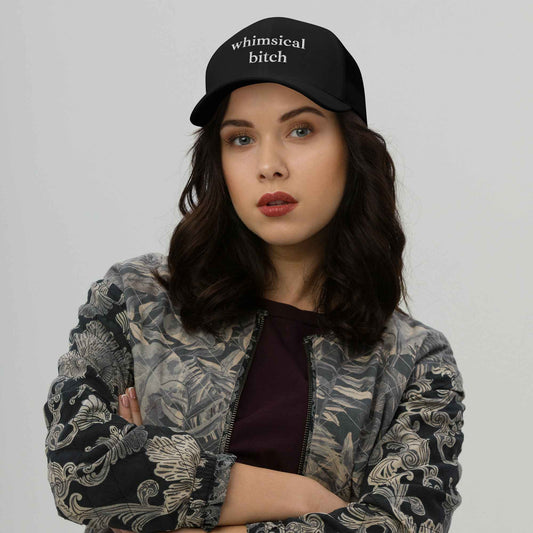 Whimsical B*tch Retro Trucker Cap
