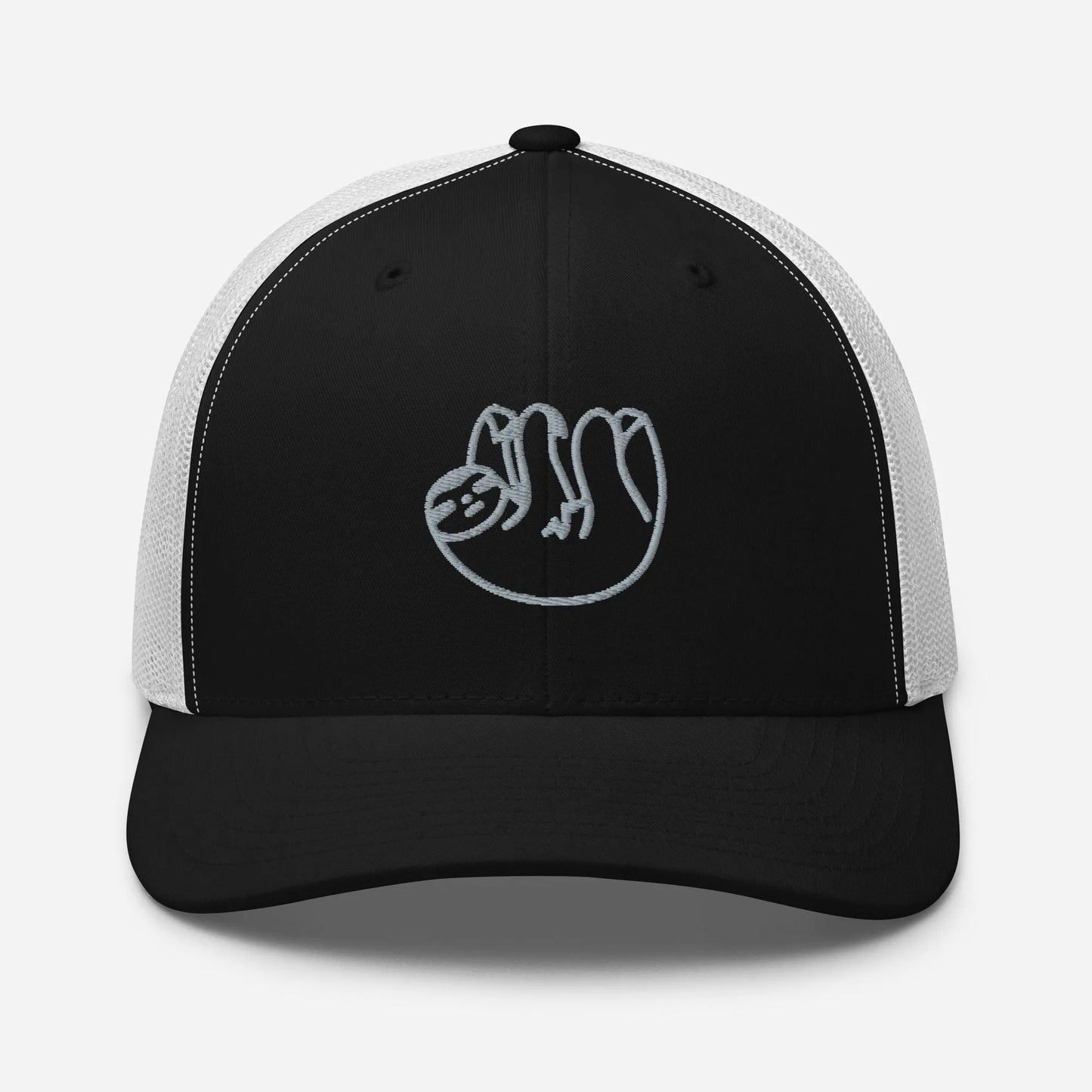 Sloth Retro Trucker Cap, Hats, Whimsy, Rebel Girl Rampage, Pets, Hats, Rebel Girl Rampage