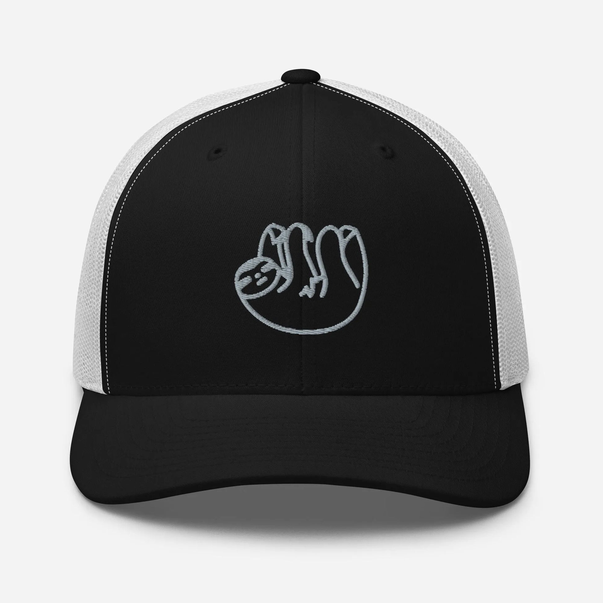 Sloth Retro Trucker Cap, Hats, Whimsy, Rebel Girl Rampage, Pets, Hats, Rebel Girl Rampage