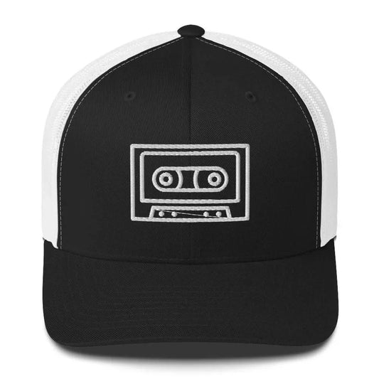 Cassette Tape Retro Trucker Cap, Hats, Whimsy, Rebel Girl Rampage, Rebel Girl Rampage