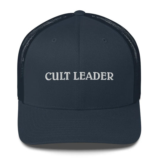 Cult Leader embroidered retro trucker hat by Rebel Girl Rampage