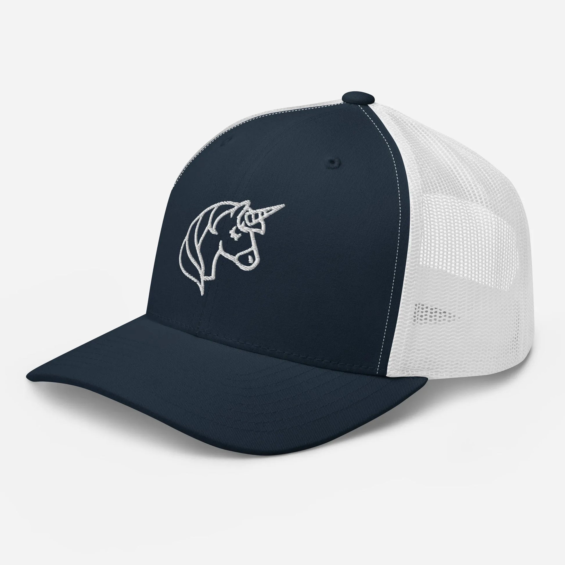 Unicorn Retro Trucker Cap, Hats, Whimsy, Rebel Girl Rampage, Pets, Rebel Girl Rampage