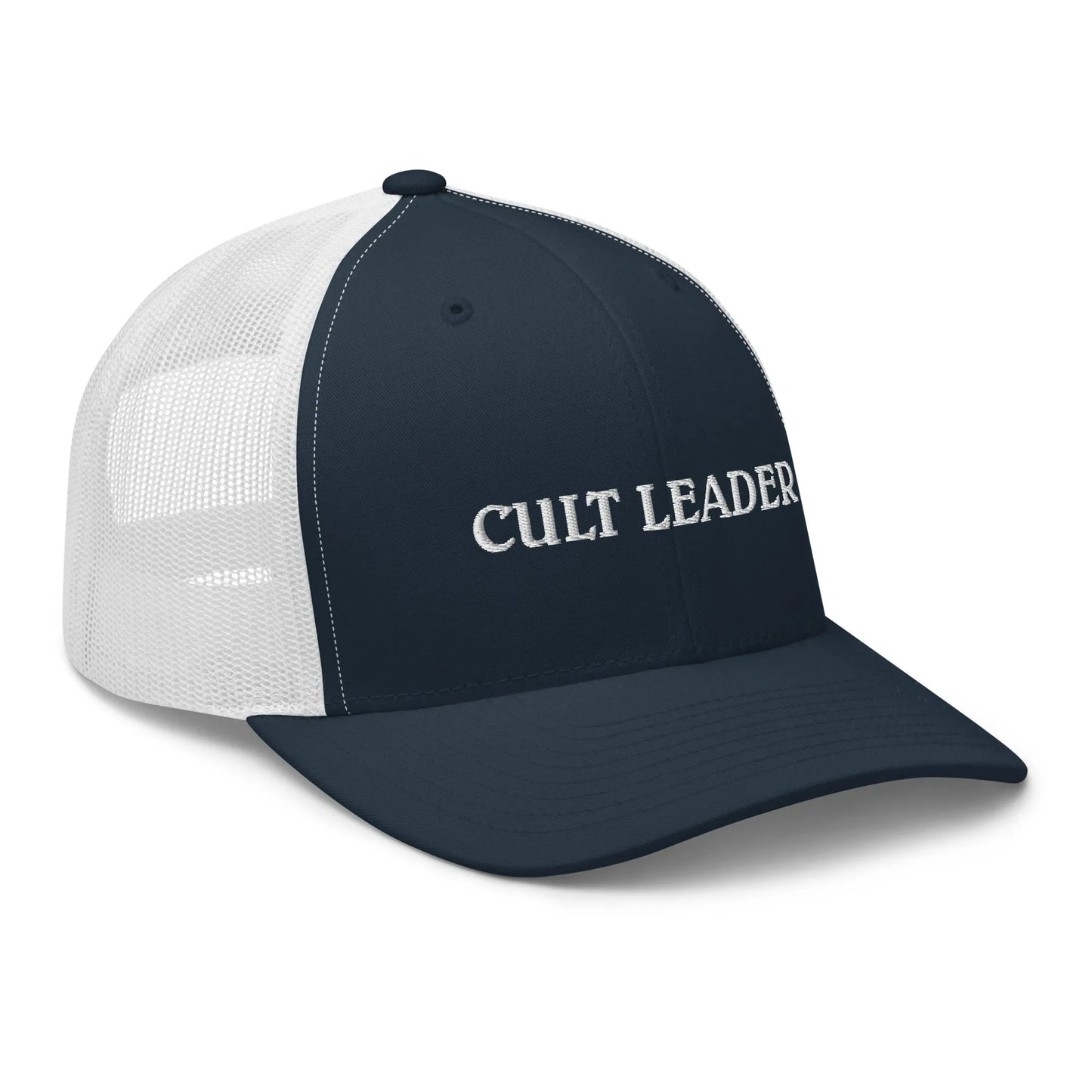 Cult Leader embroidered retro trucker hat by Rebel Girl Rampage