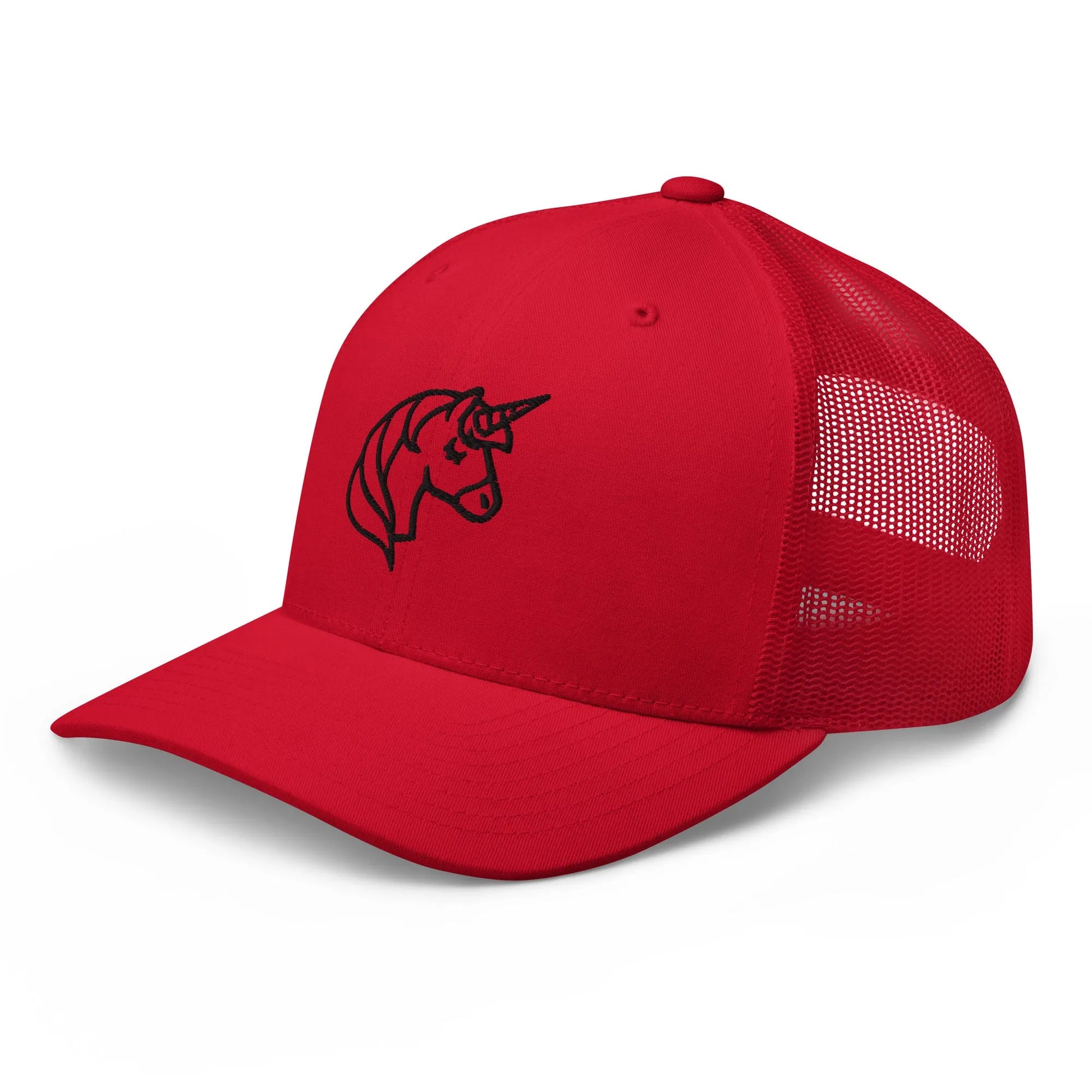 Unicorn Retro Trucker Cap, Hats, Whimsy, Rebel Girl Rampage, Pets, Rebel Girl Rampage