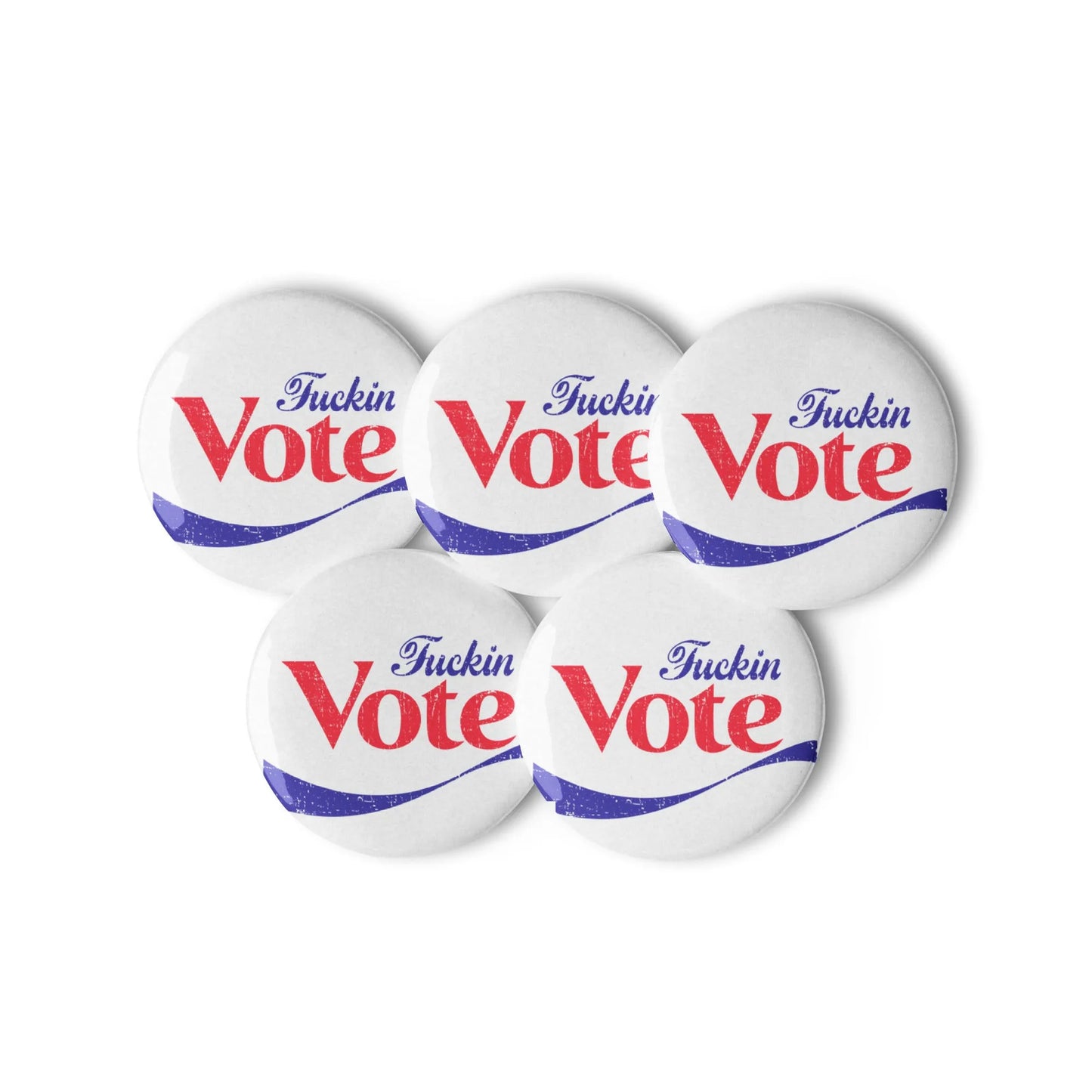 Effin Vote Pinback Button Set
