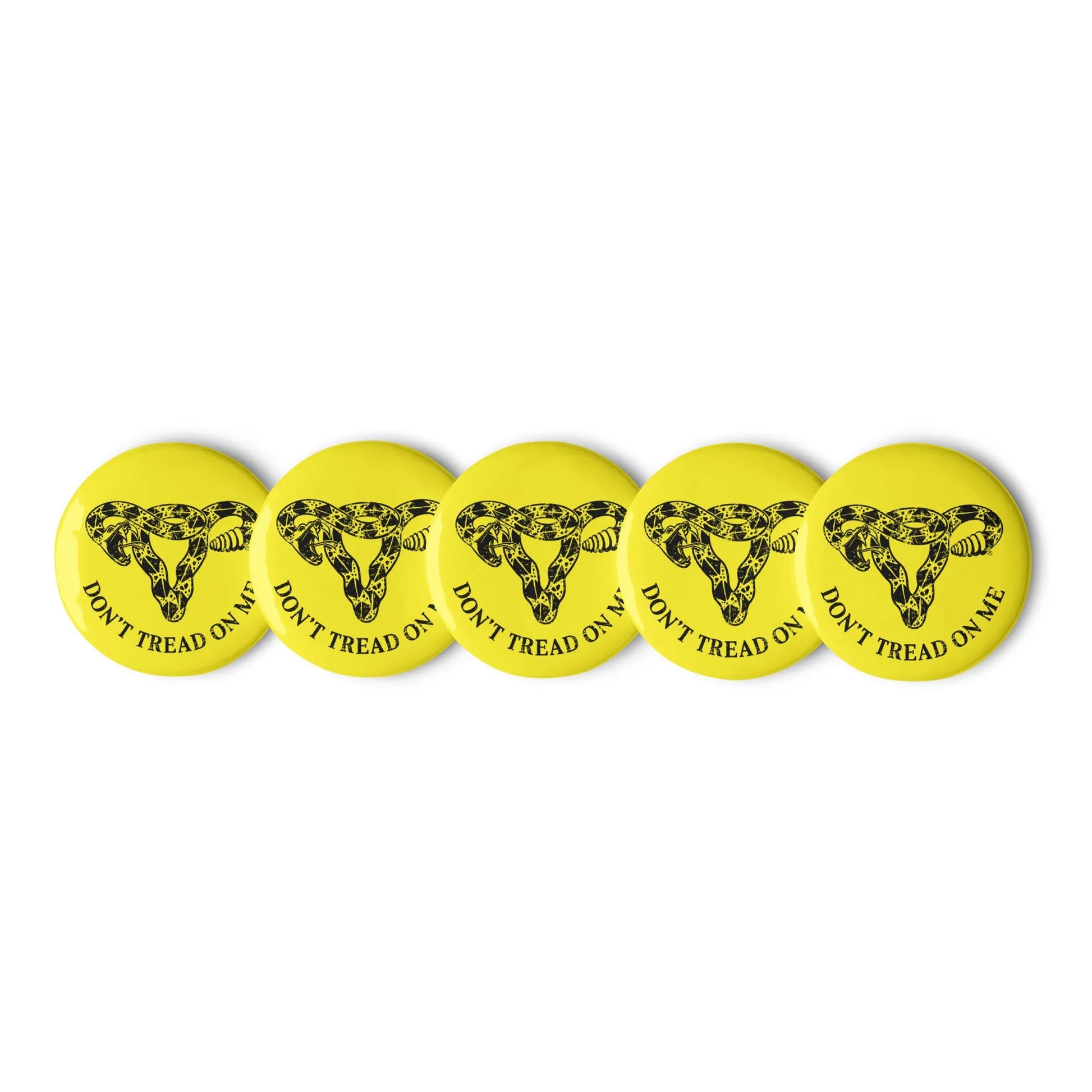 Don’t Tread On Me Uterus Pinback Button Set