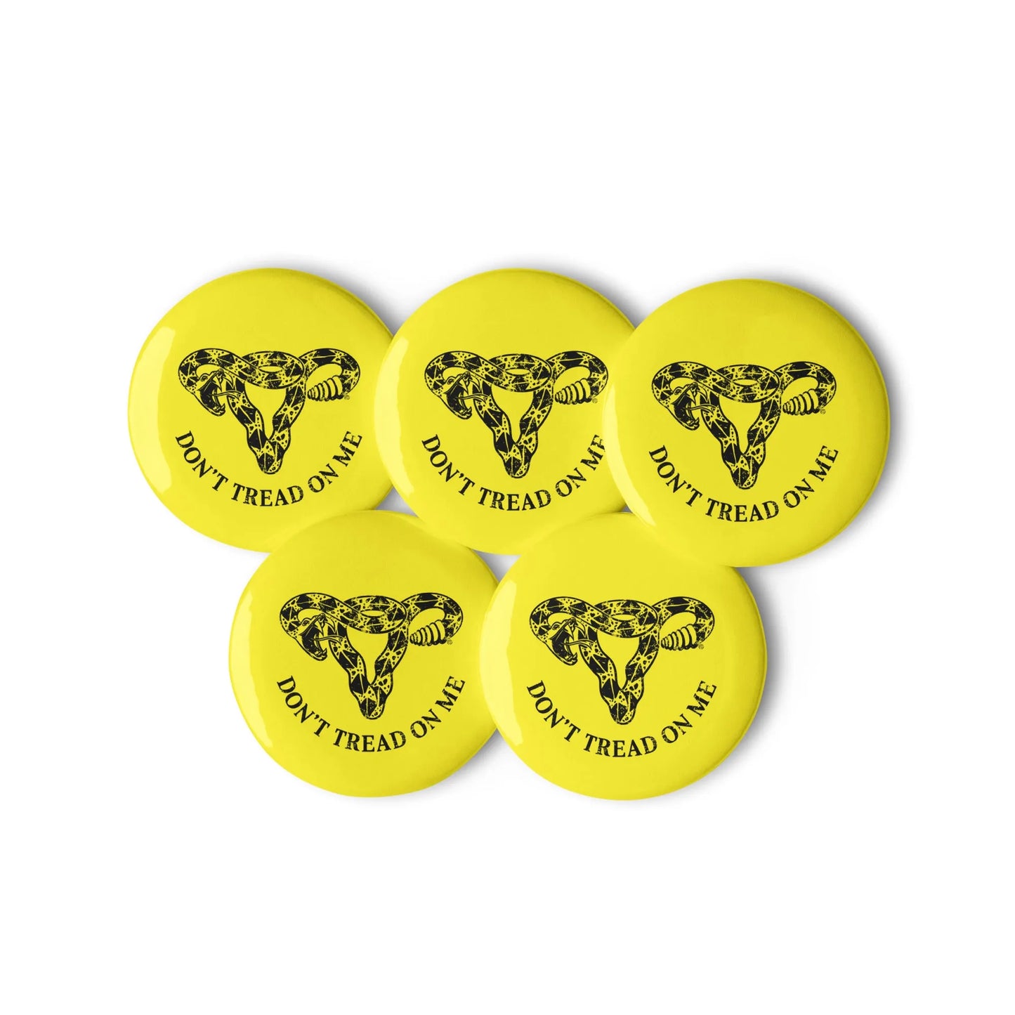 Don’t Tread On Me Uterus Pinback Button Set