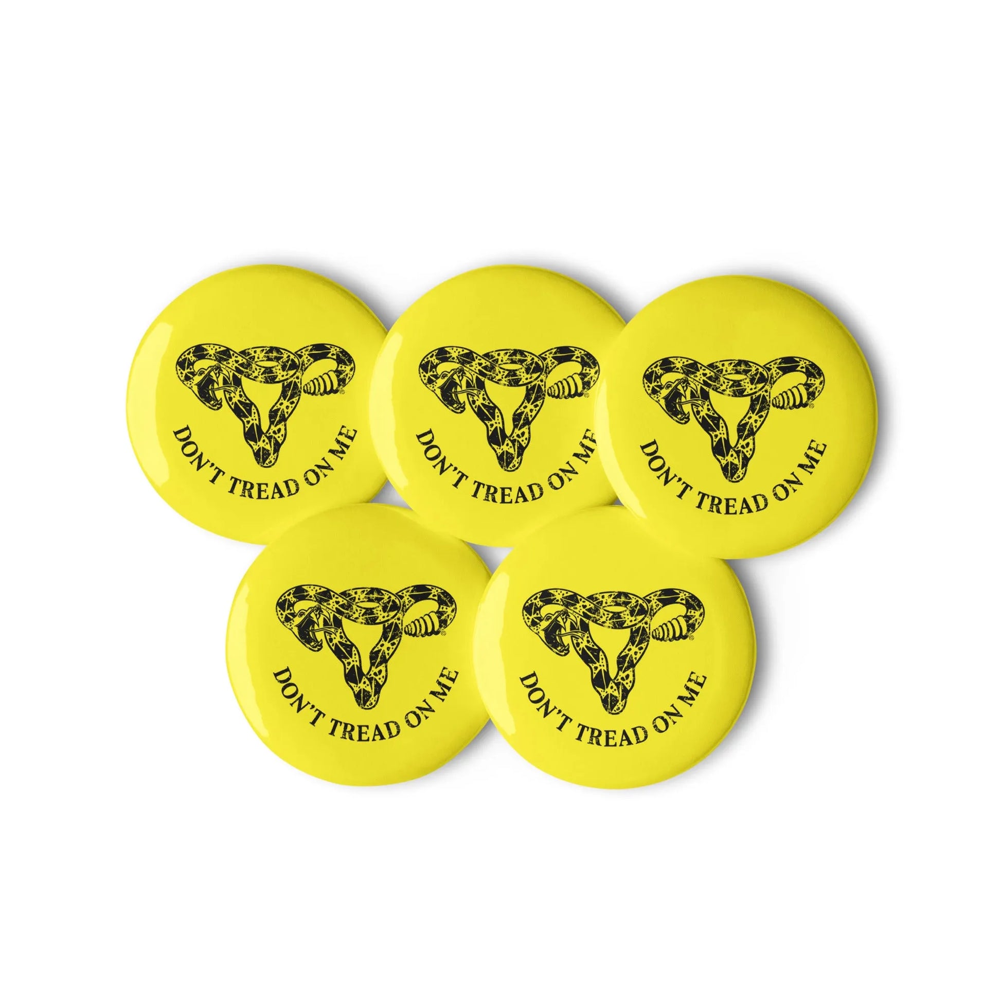 Don’t Tread On Me Uterus Pinback Button Set