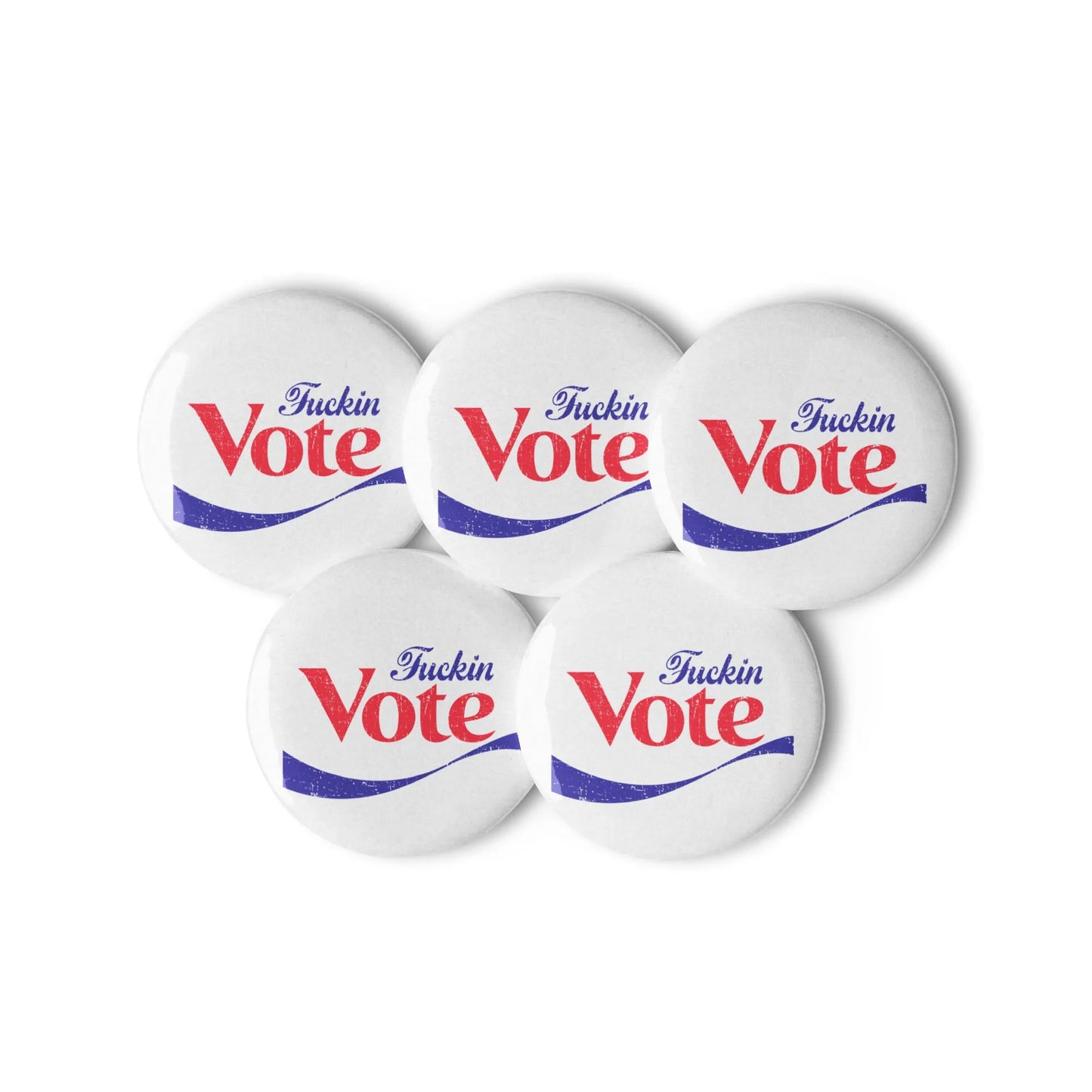Effin Vote Pinback Button Set