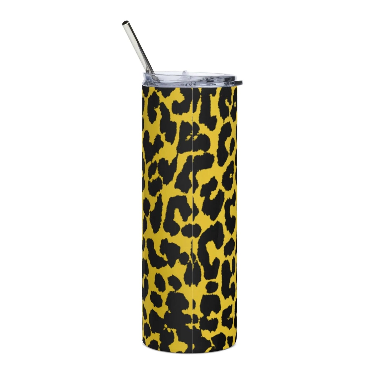 Leopard Print Vintage Retro Stainless Steel Eco Friendly Sustainable Tumbler by Rebel Girl Rampage