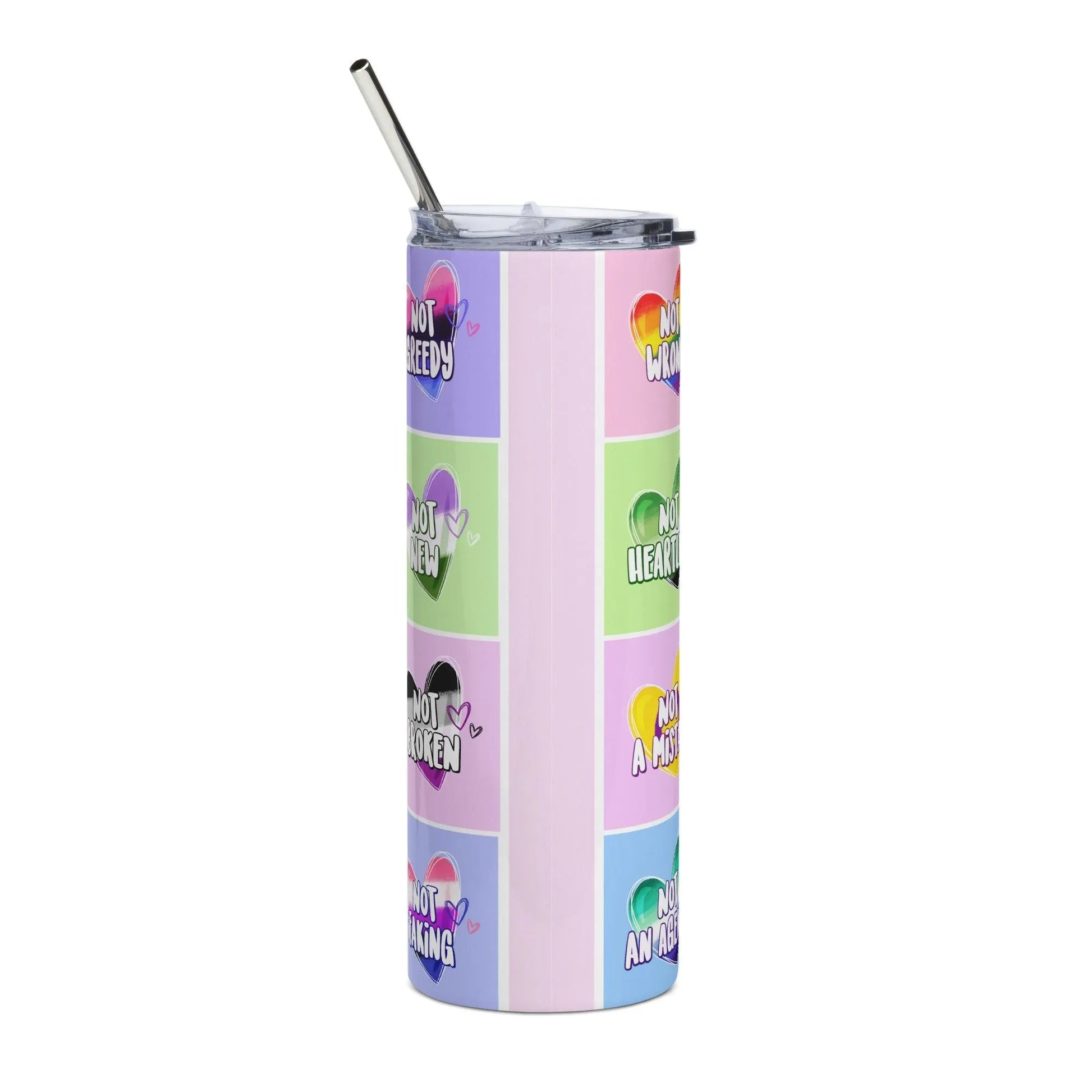 Hearts Full Of Pride Stainless Steel Tumbler