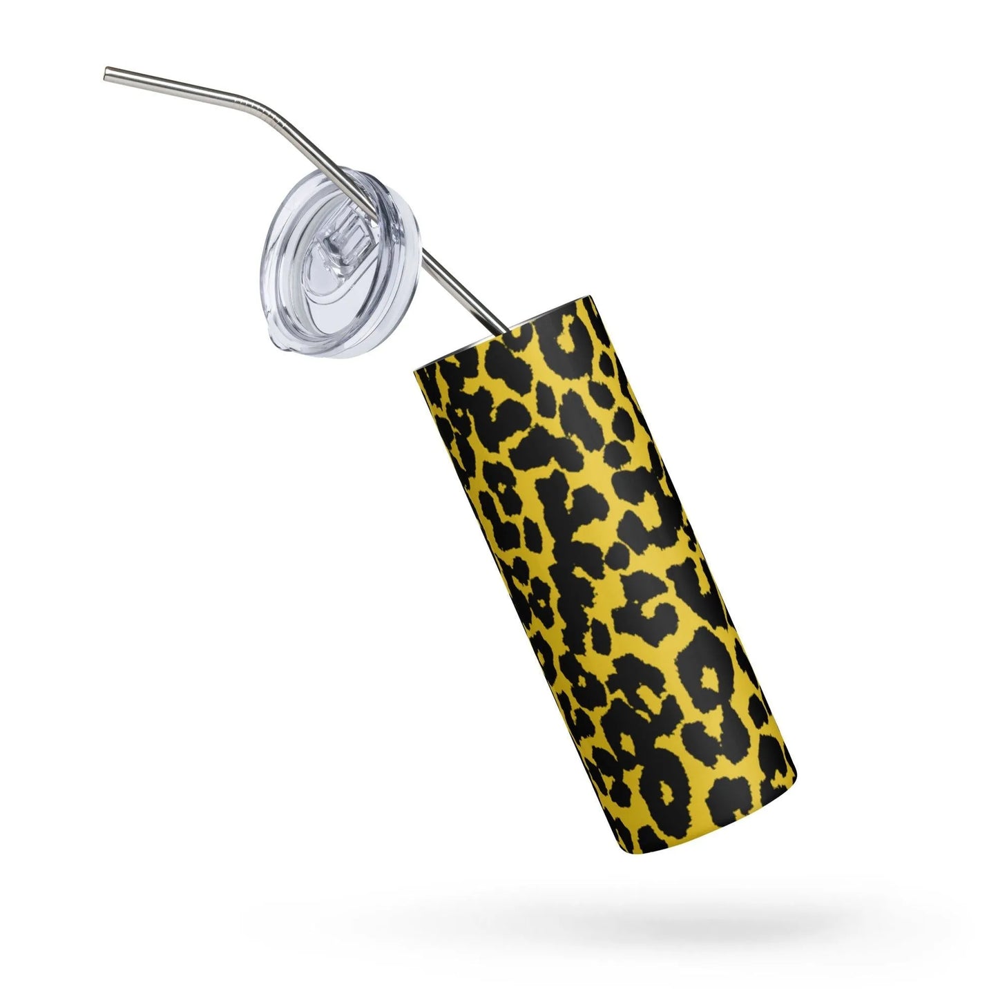 Leopard Print Vintage Retro Stainless Steel Eco Friendly Sustainable Tumbler by Rebel Girl Rampage