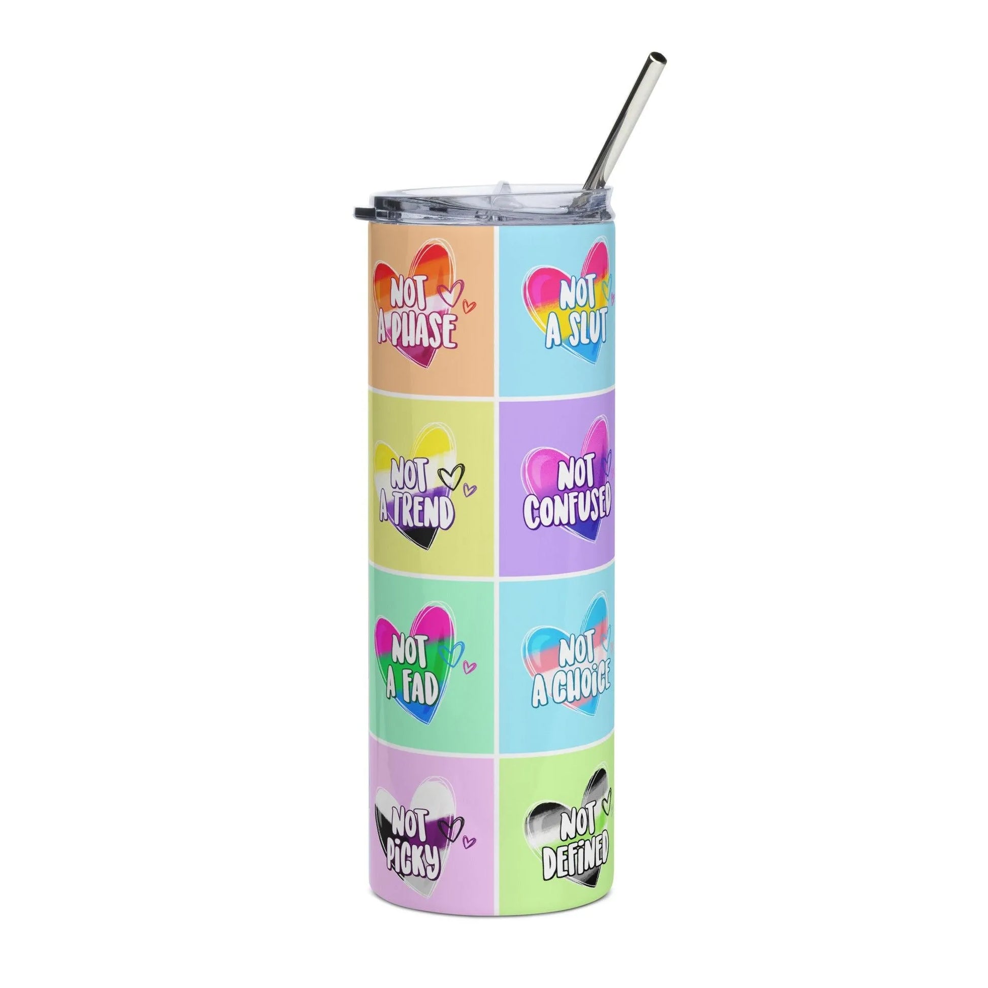 Hearts Full Of Pride Stainless Steel Tumbler