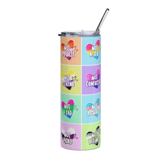 Hearts Full Of Pride Stainless Steel Tumbler