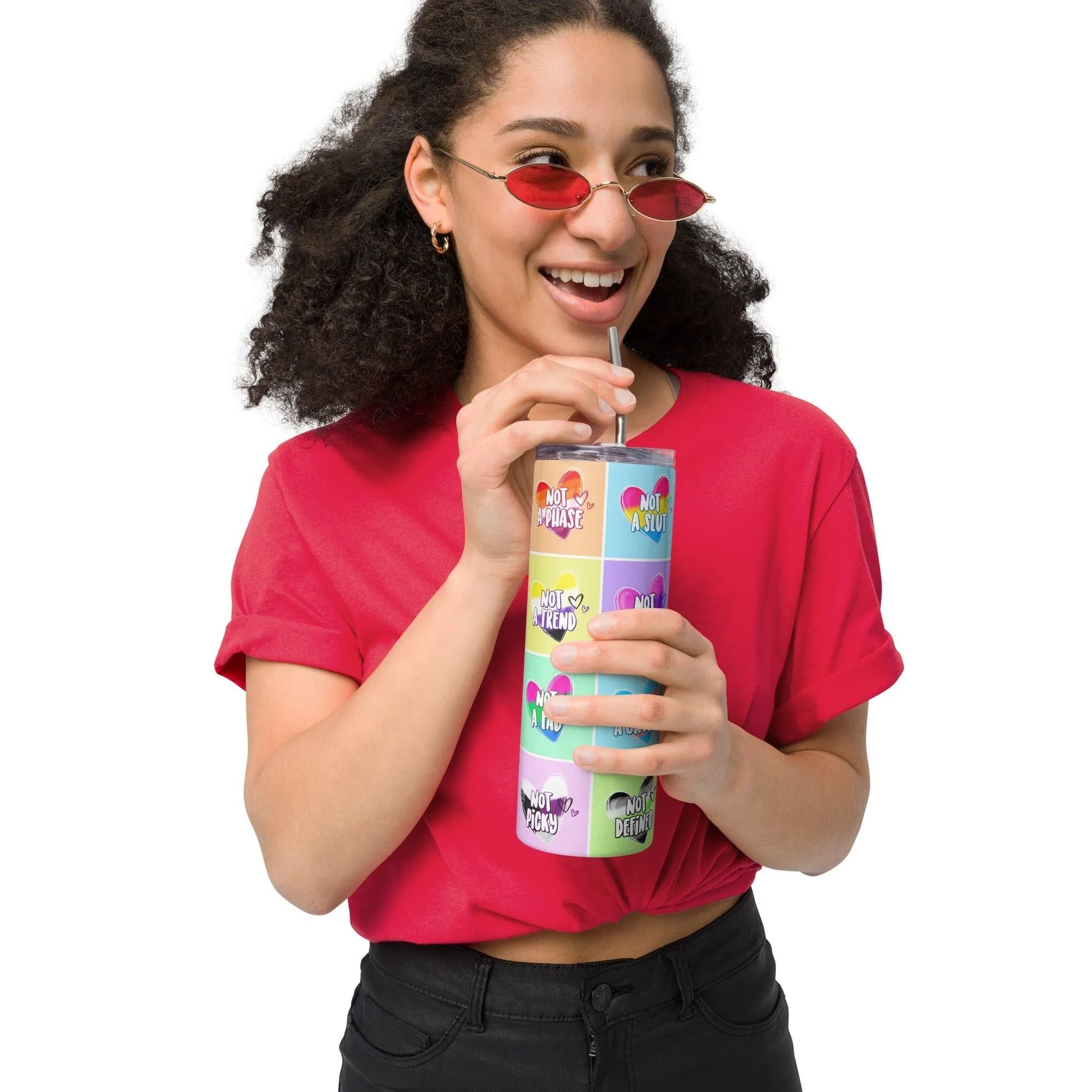 Hearts Full Of Pride Stainless Steel Tumbler