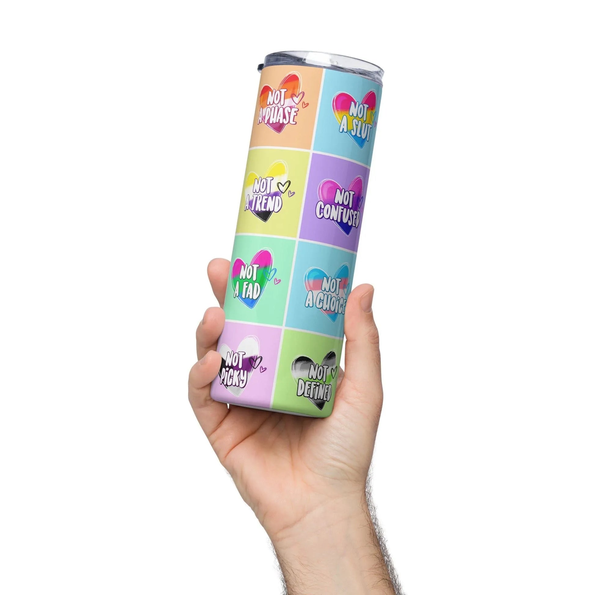 Hearts Full Of Pride Stainless Steel Tumbler
