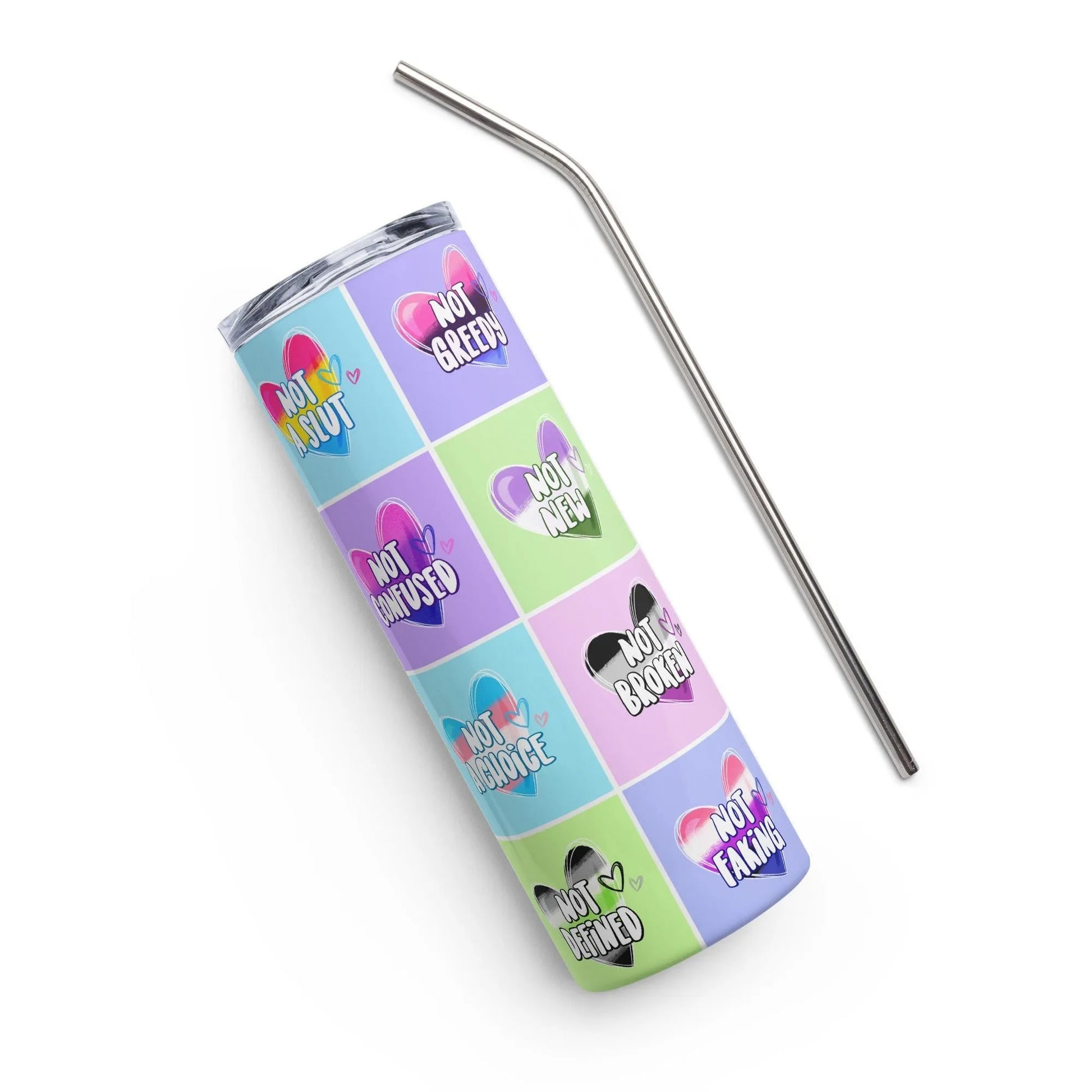 Hearts Full Of Pride Stainless Steel Tumbler