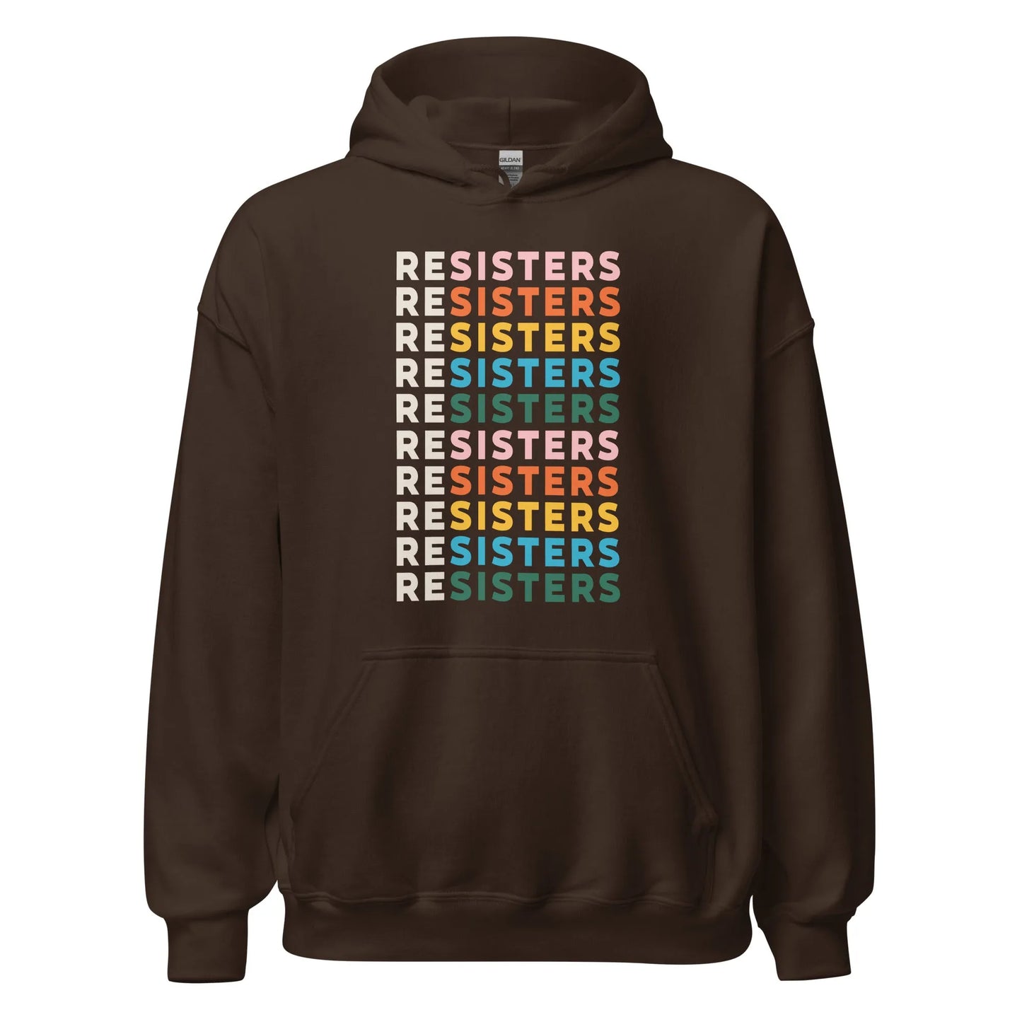 reSISTERS Unisex Hoodie, Sisterhood, Rebel Girl Rampage