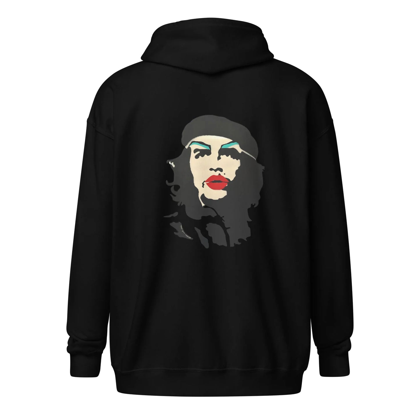Revolution Slay Zip Hoodie Che Guevara Graffiti stencil art LGBTQ Rebel Girl Rampage