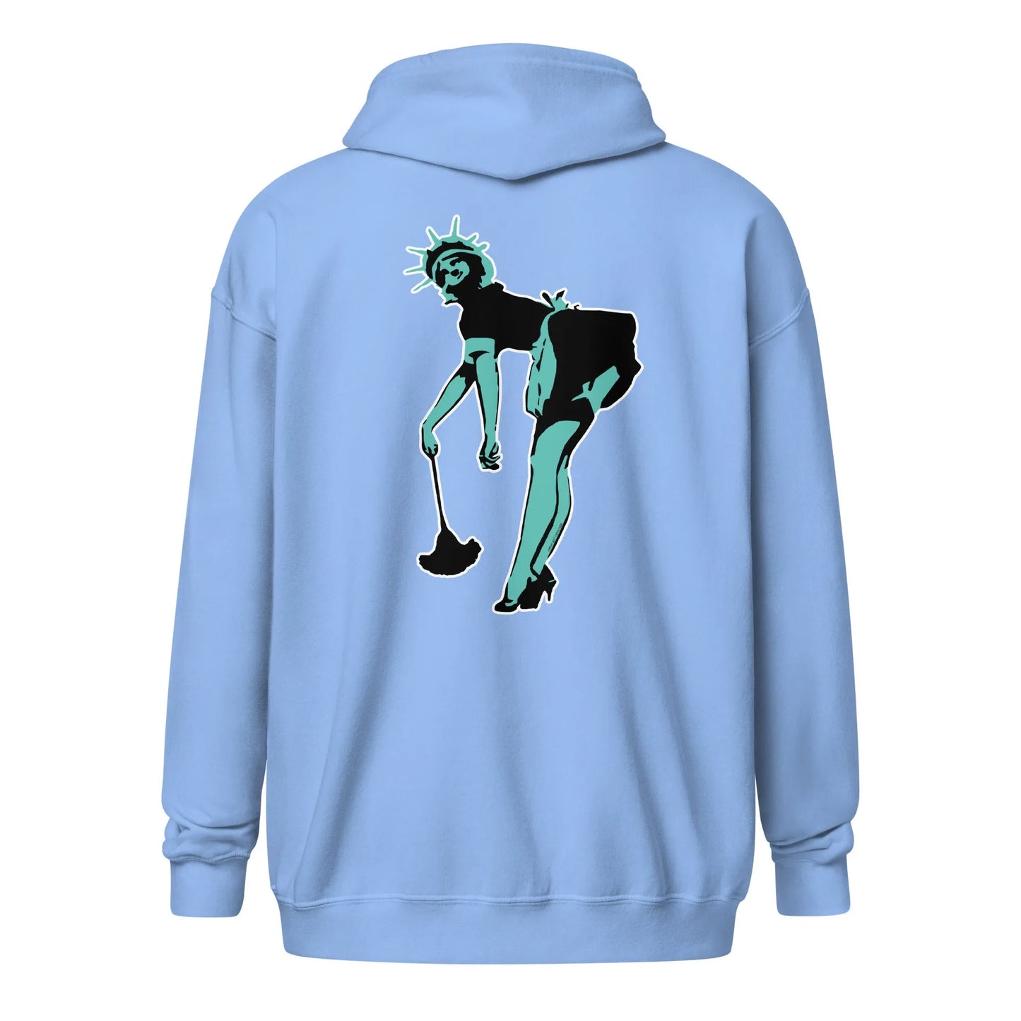 Lady Liberty Unisex Heavy Zip Hoodie