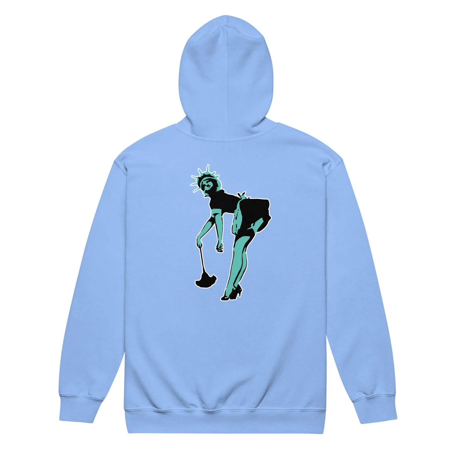 Lady Liberty Unisex Heavy Zip Hoodie