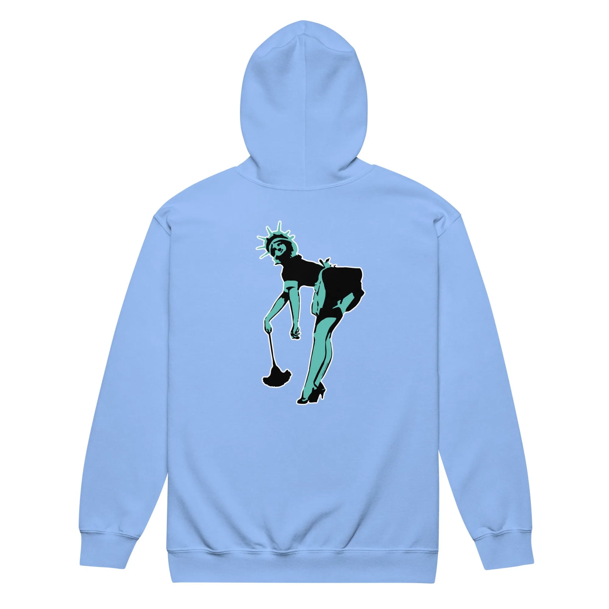 Lady Liberty Unisex Heavy Zip Hoodie