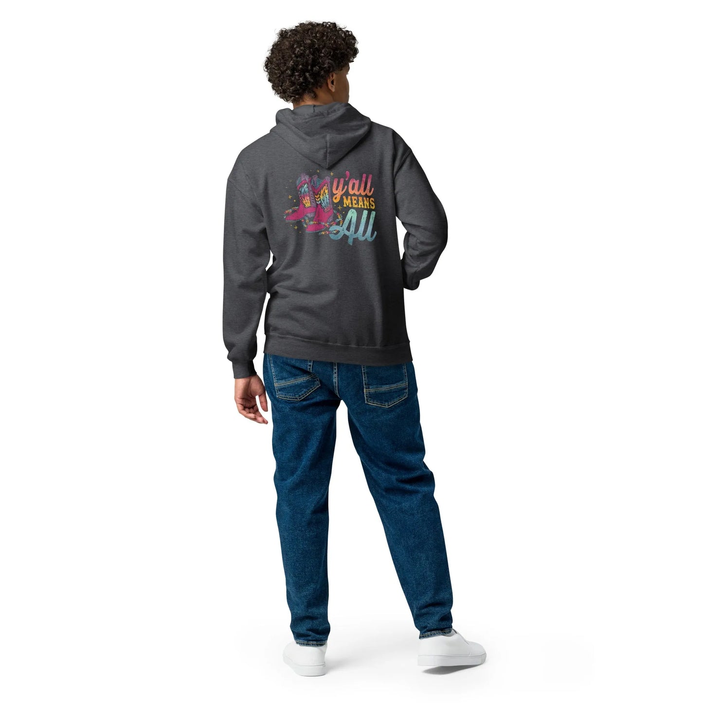 Y’all Means All Zip Hoodie, Rebel Girl Rampage