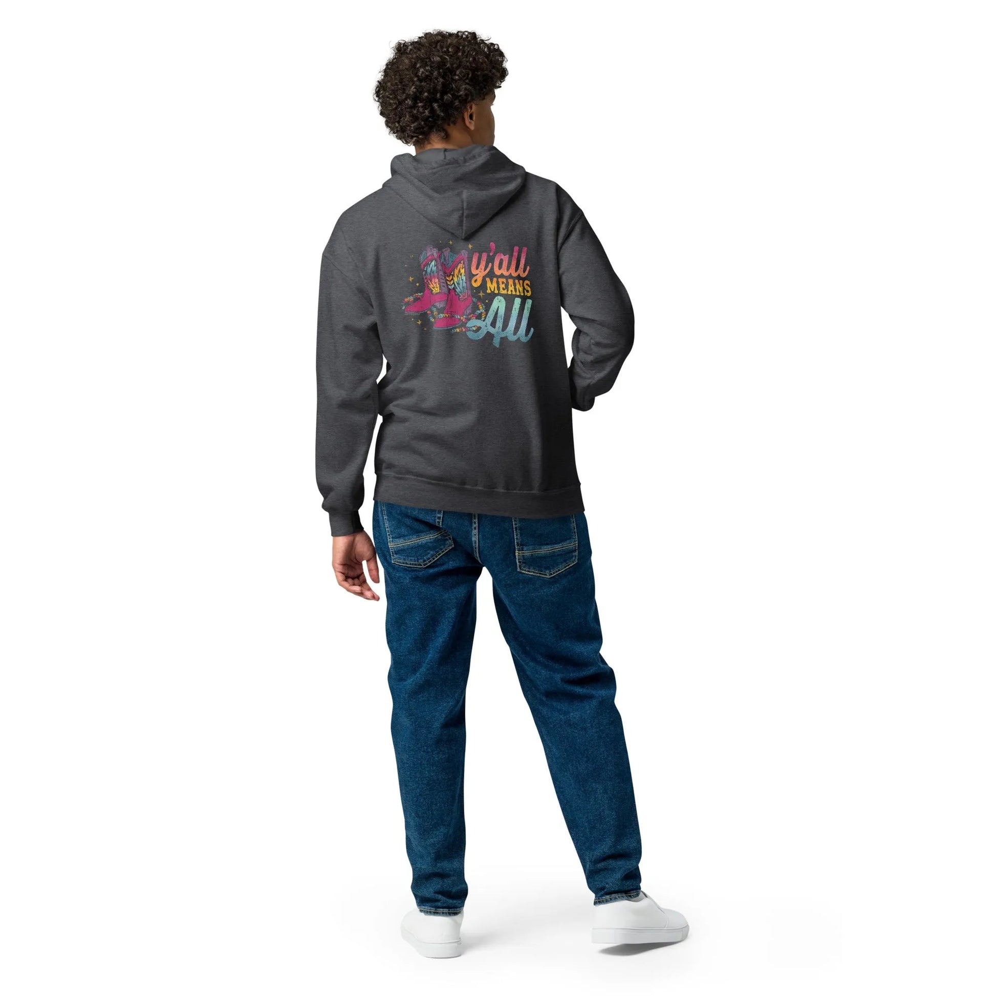 Y’all Means All Zip Hoodie, Rebel Girl Rampage