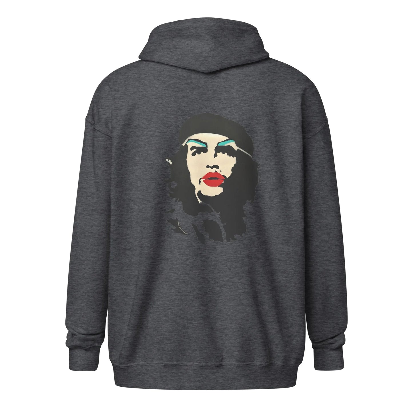 Revolution Slay Zip Hoodie Che Guevara Graffiti stencil art LGBTQ Rebel Girl Rampage